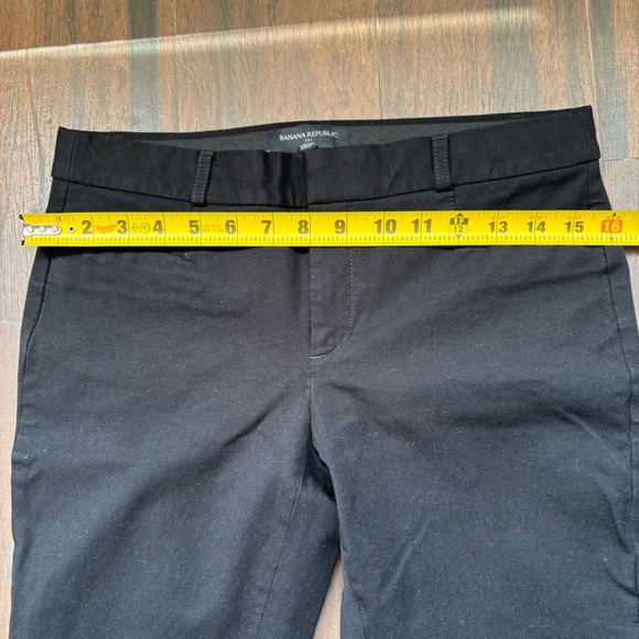 Banana Republic Sloan Straight Black Dress Work Pants Size 4 - Picture 4 of 10